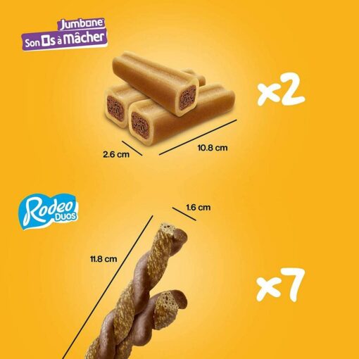 PEDIGREE Méga Box - Mix de Récompenses pour chien avec des Rodéo Duos et Son Os à Mâcher, 780 g de friandises – Image 13