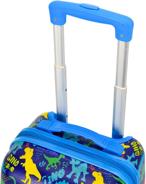 BONTOUR Valise de Voyage pour Enfant - avec 4 roulettes - Motif Dessin animé, Conception améliorée, résistant aux Rayures (D – Image 18