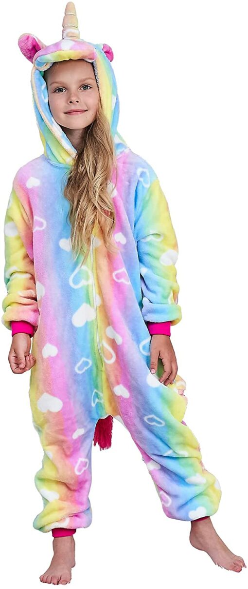 Filles Doux Licorne Grenouillères Pyjama Licorne Vêtements de Nuit pour Enfants – Image 16