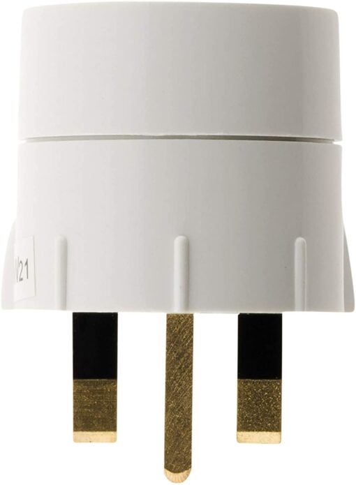 Adaptateur M UK/F France Blanc – Image 3