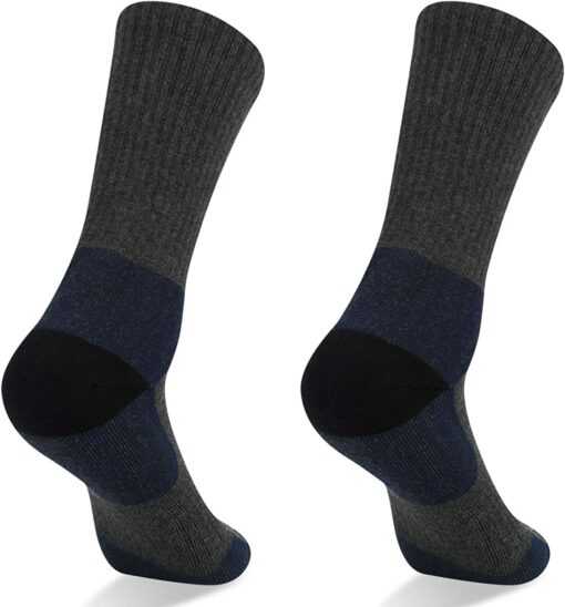 YUEDGE 5 Paires Hommes Chaussettes de Sport épais Mèche Chaussettes de Travail en Coton – Image 15