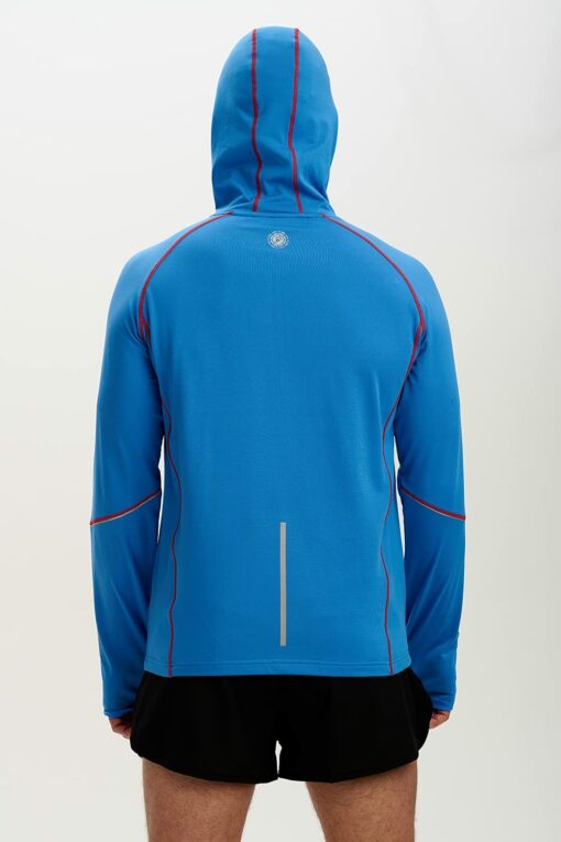 Time To Run Hommes Thermique Courir Capuche Capuche Veste de pour Hiver – Image 13