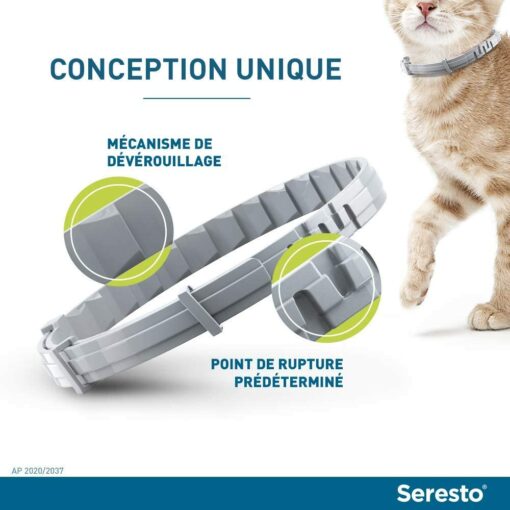 SERESTO Chat - Collier Anti-Puces et Anti-Tiques pour Chats – Image 12