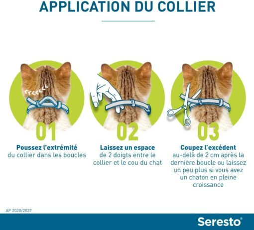 SERESTO Chat - Collier Anti-Puces et Anti-Tiques pour Chats – Image 11