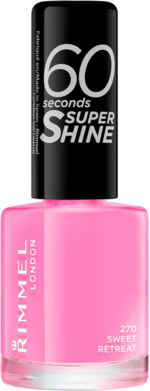 Rimmel - Vernis à Ongles 60 Seconds Super Shine Rita Ora - Ultra Brillance et Longue Tenue - Séchage rapide - 202 Fit for a Pr – Image 11