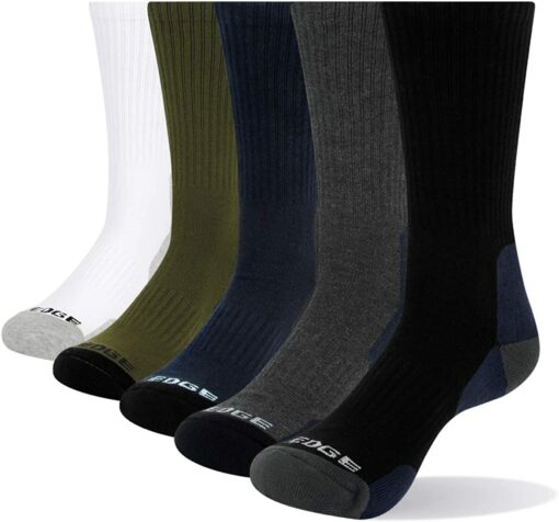 YUEDGE 5 Paires Hommes Chaussettes de Sport épais Mèche Chaussettes de Travail en Coton – Image 11