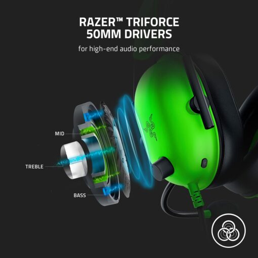 Razer BlackShark V2 - Casque à Carte Son USB, Casque de Jeu Esports, câble de contrôleur 50 mm, réduction du Bruit, pour PC, – Image 16