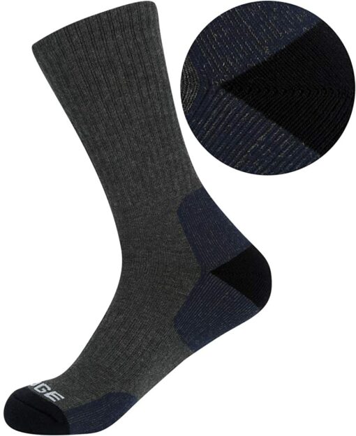 YUEDGE 5 Paires Hommes Chaussettes de Sport épais Mèche Chaussettes de Travail en Coton – Image 13