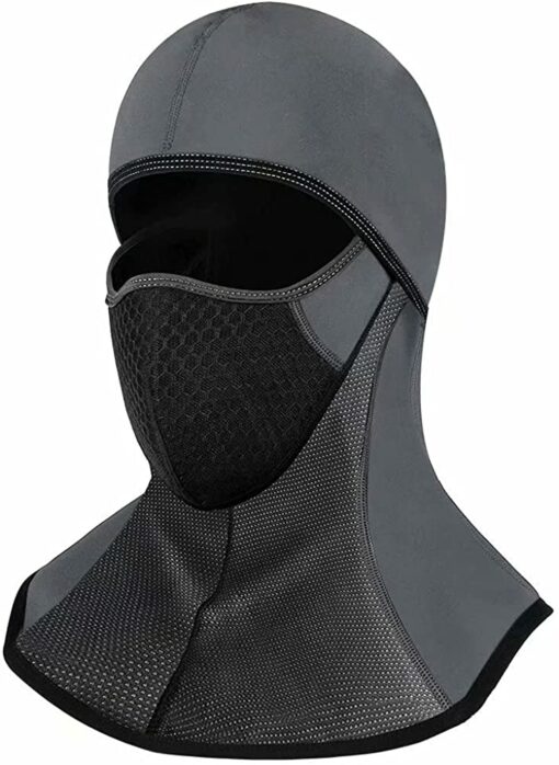 ROTTO Cagoule Moto Noir Balaclava Ski Cyclisme Masque Moto Cross VTT de Sport Imperméable Coupe Vent Au Chaud Taille Universell – Image 7