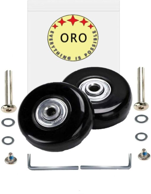 ORO Valise Roues de Rechange 1 Paire de roulettes de Rechange pour Bagages, Extérieur Inline Skate Ou Roller 50 * 18mm 45 * 18m – Image 17