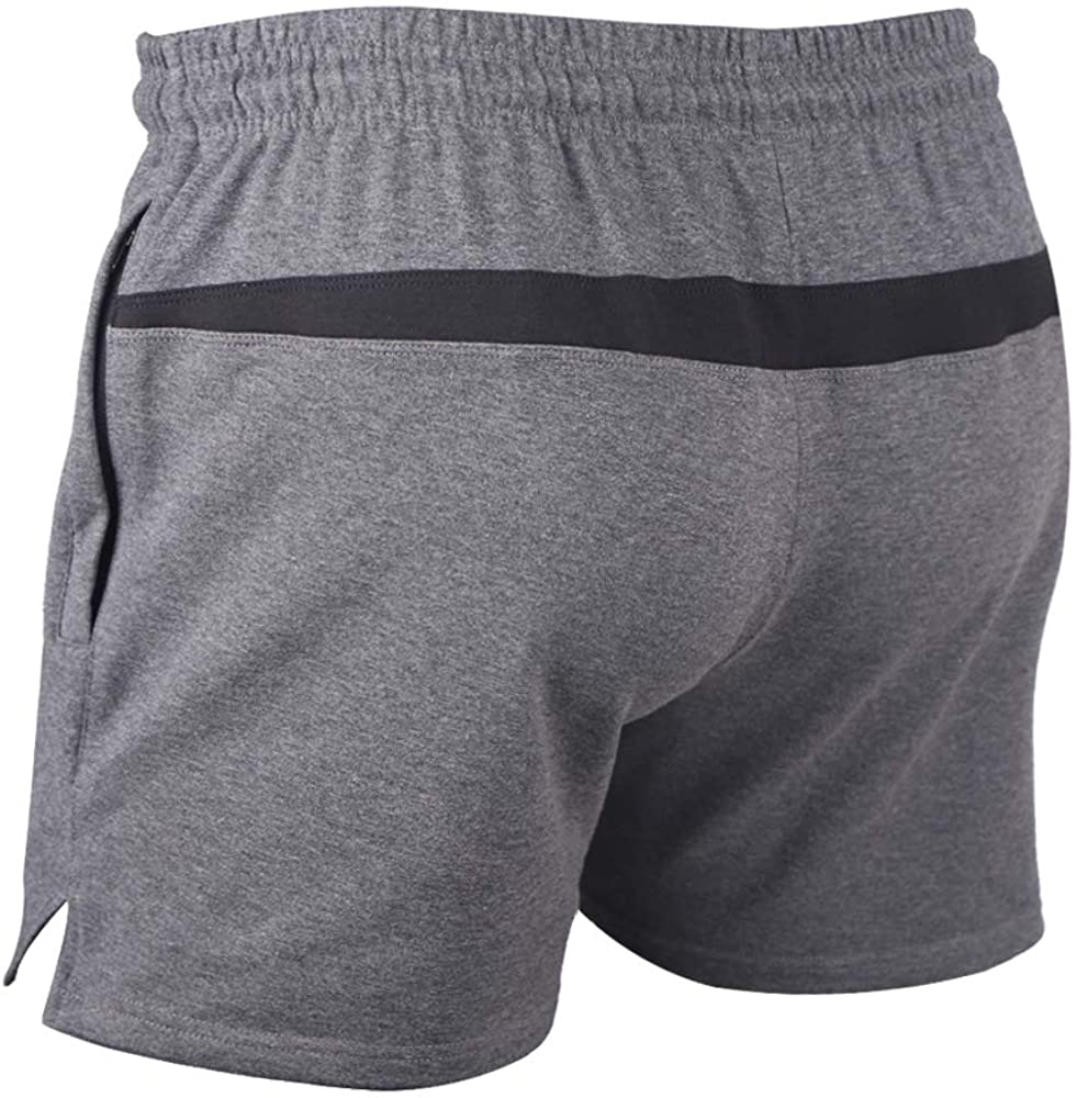 Hommes La Musculation Gym Faire des Exercices Short Terry Cotton – Image 48