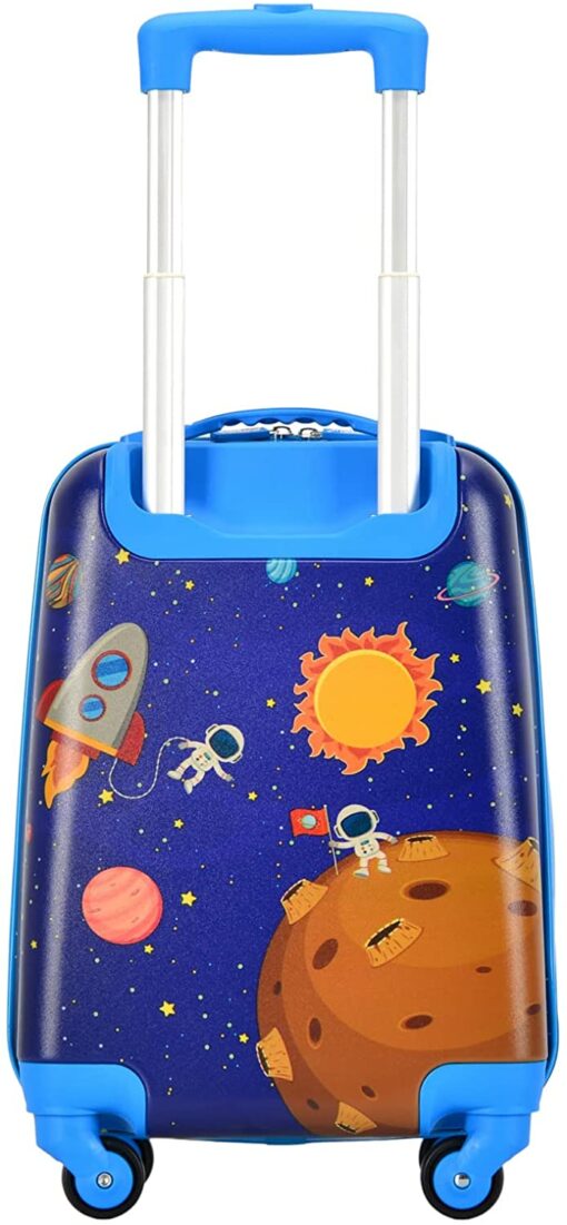 BONTOUR Valise de Voyage pour Enfant - avec 4 roulettes - Motif Dessin animé, Conception améliorée, résistant aux Rayures (D – Image 21