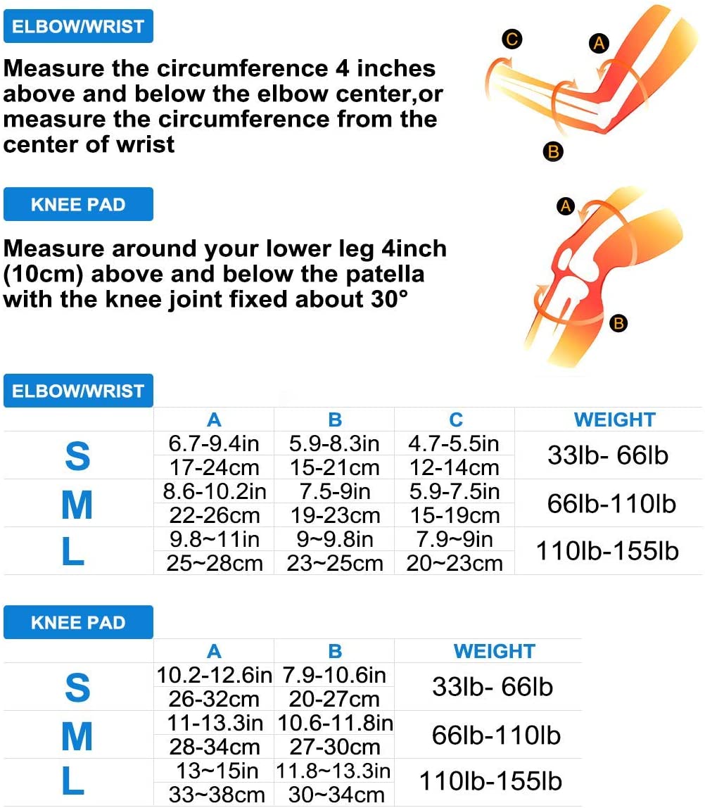 Swonuk 6 Pièces Réglable Coudières Genouillère Protège-Poignets Adulte Kit de Protection pour Skateboard Roller Cyclisme Pa – Image 4