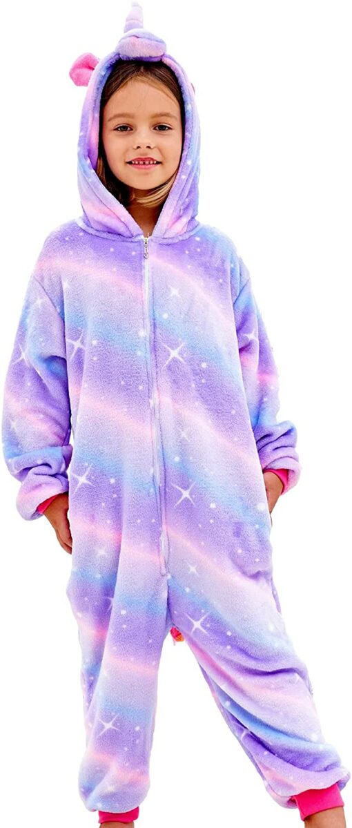 Filles Doux Licorne Grenouillères Pyjama Licorne Vêtements de Nuit pour Enfants – Image 39