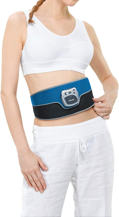 Beurer EM 35 Ceinture abdominale, Entraînement abdominal EMS, Electrostimulation musculaire pour renforcer les muscles abdomina – Image 2