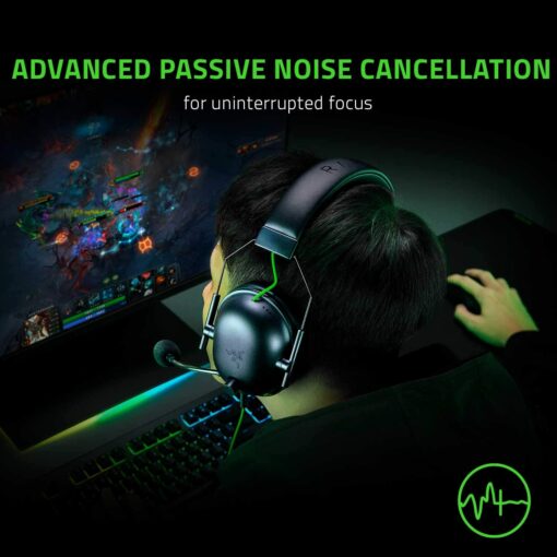 Razer BlackShark V2 - Casque à Carte Son USB, Casque de Jeu Esports, câble de contrôleur 50 mm, réduction du Bruit, pour PC, – Image 32