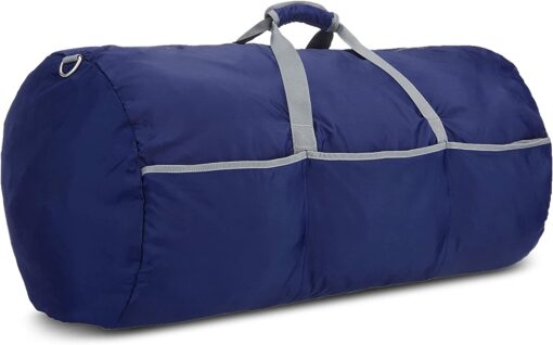 Amazon Basics Grand sac de sport/week-end en tissu souple, 98 l, Bleu marine – Image 11