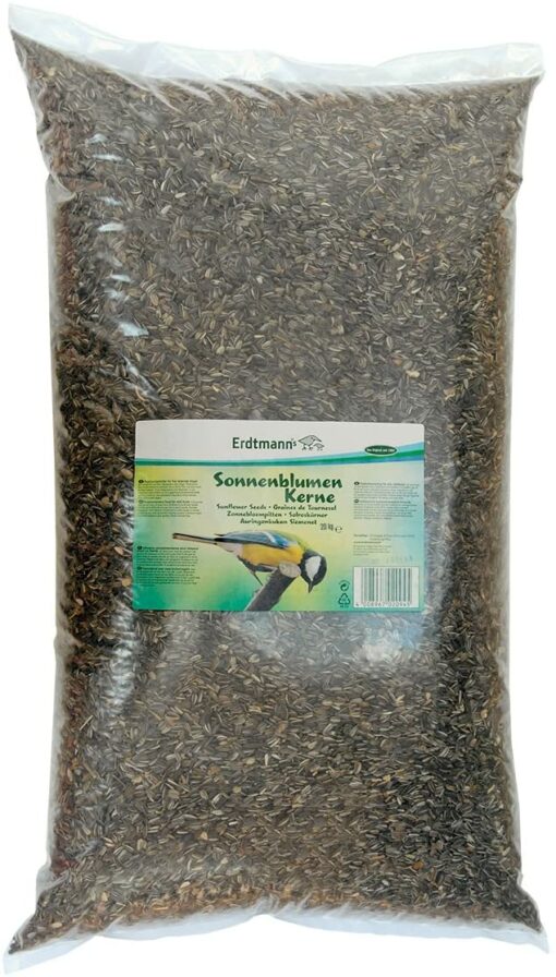 Erdtmanns Graines de Tournesol pour Oiseaux 20 Kg