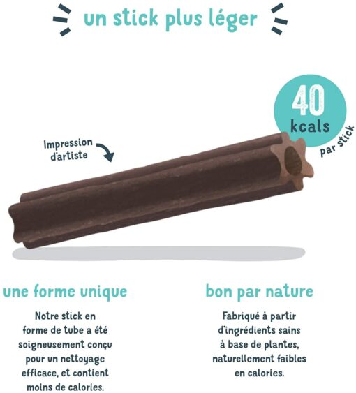 Edgard & Cooper Soin hygiène Dentaire Dental Sticks Grand Chien Adulte Naturel Eucalyptus & Pomme 7 bâtonnets, Un par Jour, Fa – Image 26