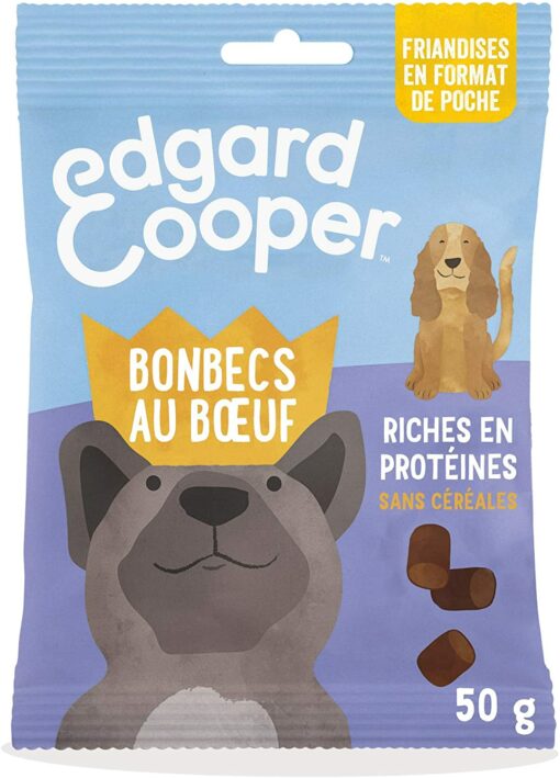 Edgard & Cooper Friandises Chien Chiot Naturelles sans Cereales Agneau et Boeuf,Pomme Poire, Sachet de Poche 50g – Image 8