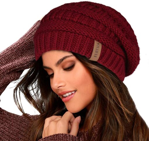 FURTALK Bonnet d'hiver Chaud pour Femme avec Doublure Douce – Image 17