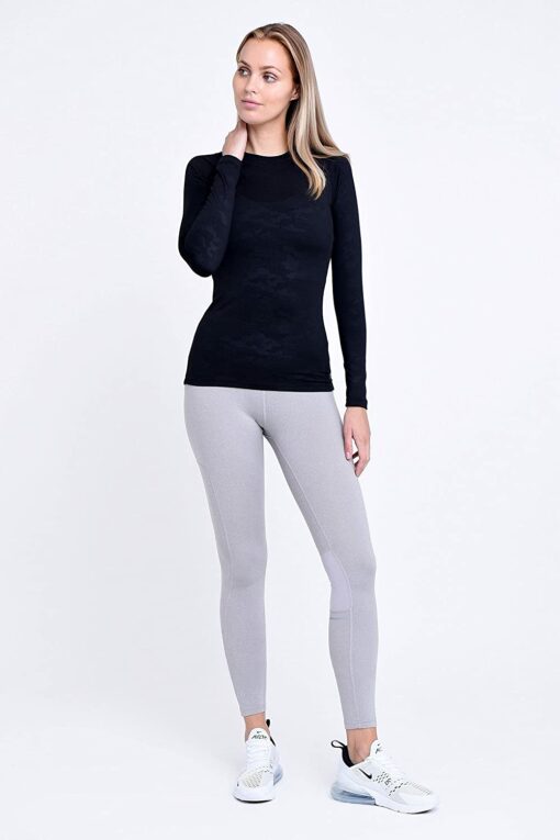 TCA SuperThermal T-Shirt de Compression Thermique Manches Longues Femme - Haut Base Layer de Sport – Image 83