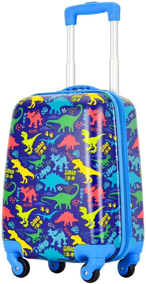 BONTOUR Valise de Voyage pour Enfant - avec 4 roulettes - Motif Dessin animé, Conception améliorée, résistant aux Rayures (D – Image 10