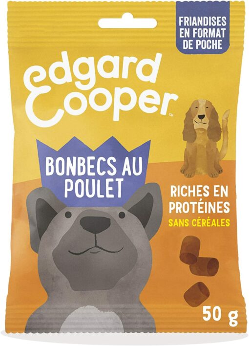 Edgard & Cooper Friandises Chien Chiot Naturelles sans Cereales Agneau et Boeuf,Pomme Poire, Sachet de Poche 50g – Image 12