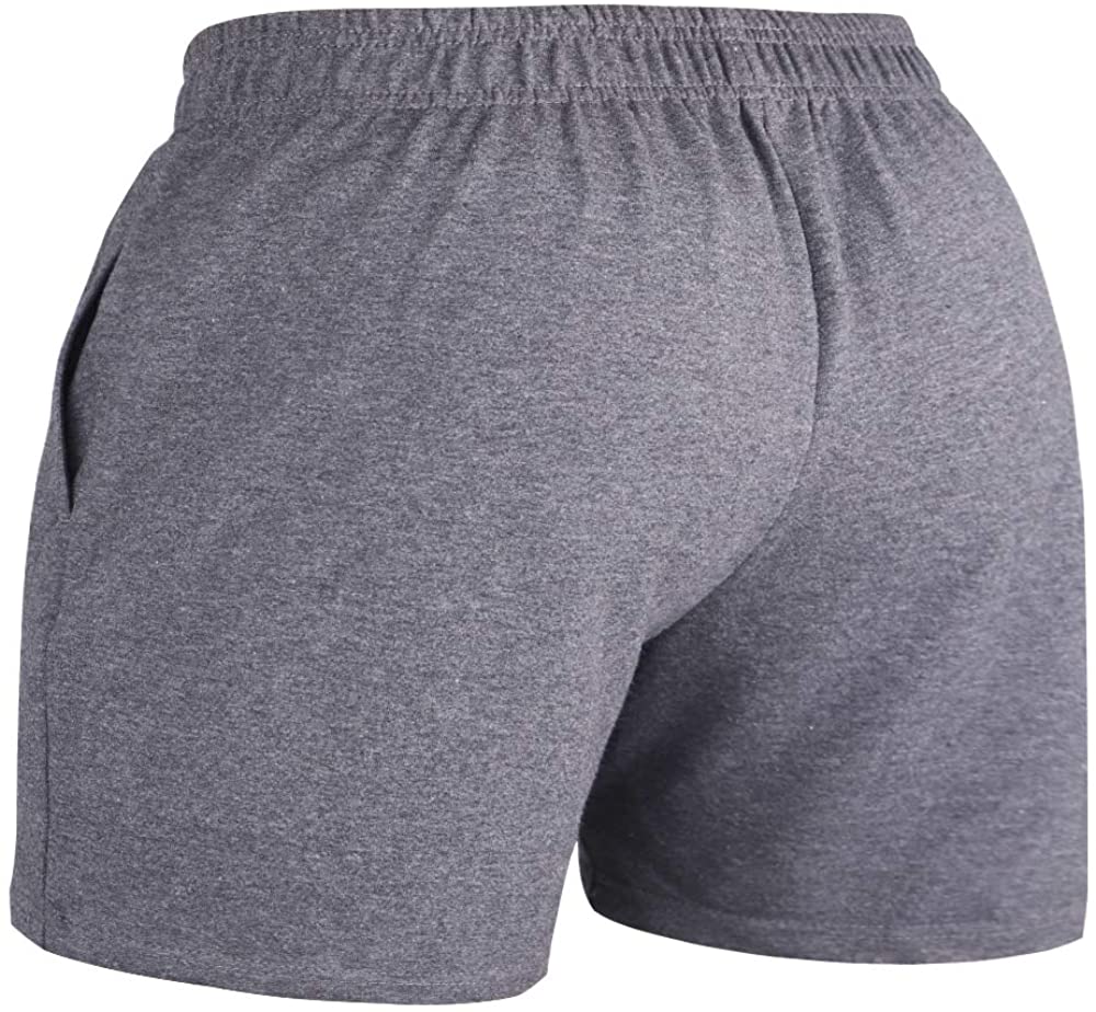 Hommes La Musculation Gym Faire des Exercices Short Terry Cotton – Image 70
