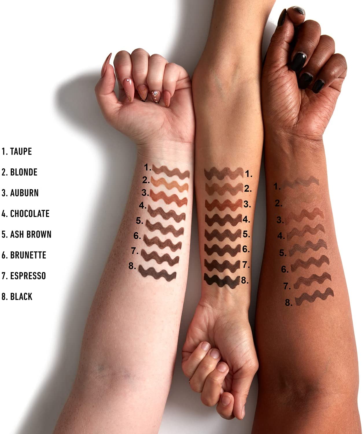 NYX Professional Makeup Crayon à Sourcils Ultra-Fin Double-Embout avec Mine Rétractable et Goupillon, Teinte : Ash Brown – Image 4