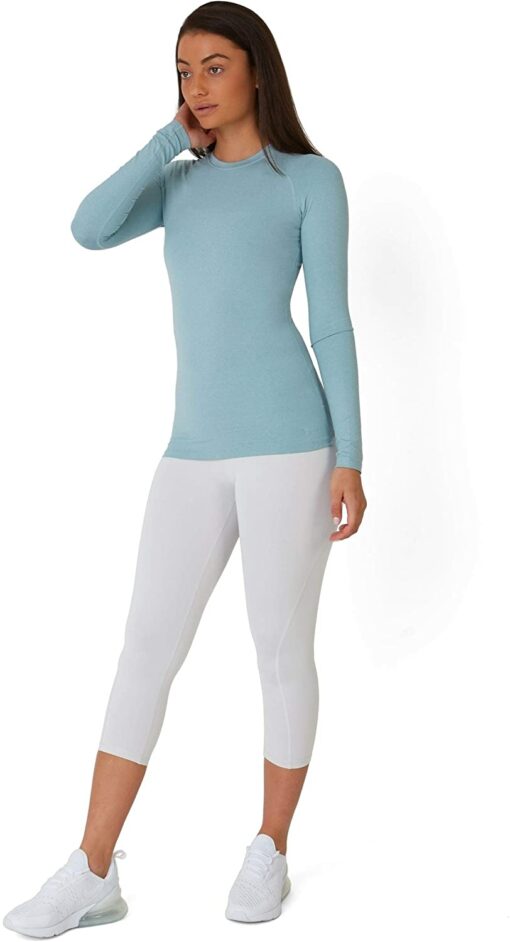 TCA SuperThermal T-Shirt de Compression Thermique Manches Longues Femme - Haut Base Layer de Sport – Image 73