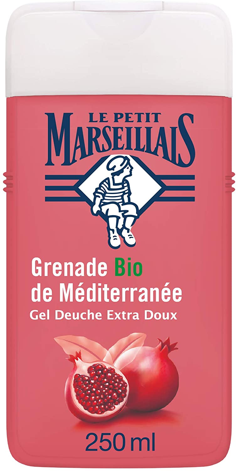 Le Petit Marseillais Gel Douche Extra Doux Pêche Blanche Nectarine (Lot de 12X250ML) – Image 24