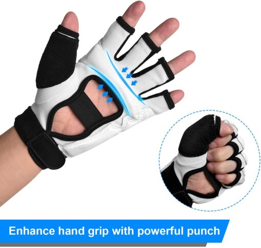 Xinluying Gants MMA Boxe Sac Frappe Arts Martiaux Karate Entraînement Enfant Femme Homme – Image 3