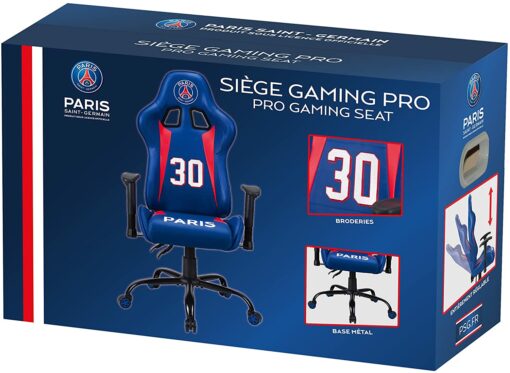 PSG Paris Saint Germain Fauteuil Gamer Ergonomique Officel Dossier/Accoudoirs Ajustables – Image 18