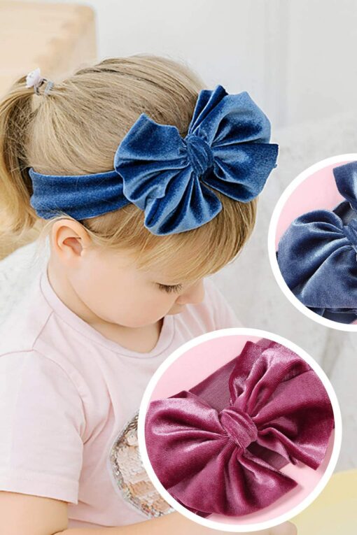 Hocaies Bébé Fille Bandeau cheveux bébé fille Bandeaux bande de cheveux arc Bande de cheveux Bandeaux Accessoires bebe fille – Image 36