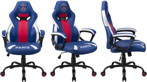 PSG Paris Saint Germain Fauteuil Gamer Ergonomique Officel Dossier/Accoudoirs Ajustables – Image 21