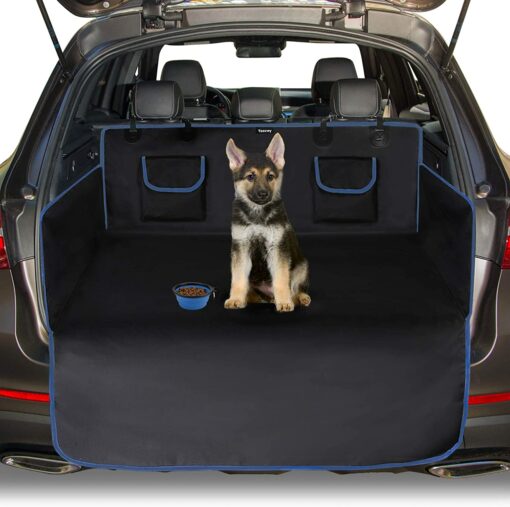 Toozey Protection Coffre Voiture Chien Universelle, 2 Grandes Poches, Imperméable & Antidérapant, 185 x 105 cm Couverture de C