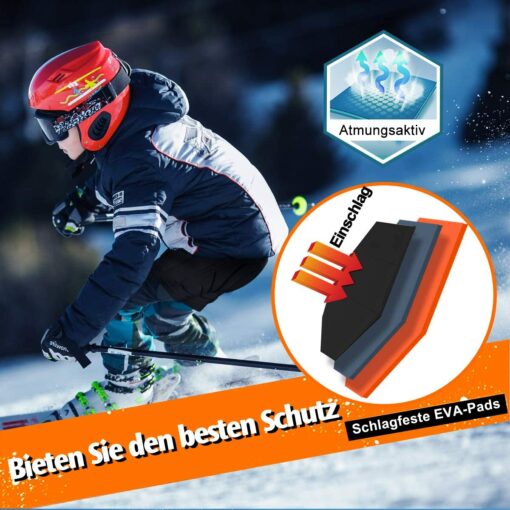 BenKen Short de Protection Hip Pad Pantalon de Protection pour Cyclisme Patinage Snowboard Skating Ski Roller Vélo VTT Homme et – Image 5