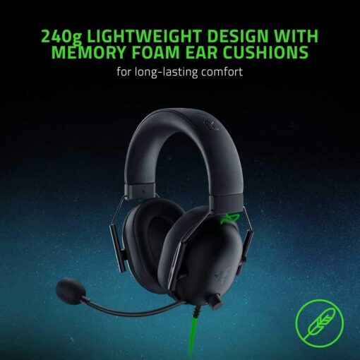 Razer BlackShark V2 - Casque à Carte Son USB, Casque de Jeu Esports, câble de contrôleur 50 mm, réduction du Bruit, pour PC, – Image 33