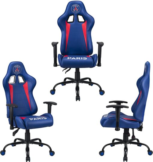 PSG Paris Saint Germain Fauteuil Gamer Ergonomique Officel Dossier/Accoudoirs Ajustables – Image 11