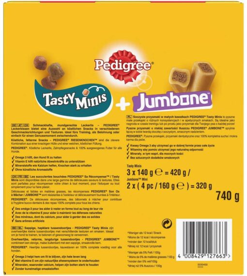 PEDIGREE Méga Box - Mix de Récompenses pour chien avec des Rodéo Duos et Son Os à Mâcher, 780 g de friandises – Image 2