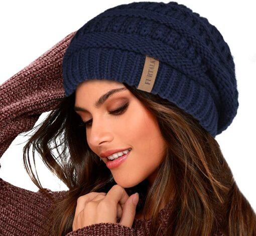 FURTALK Bonnet d'hiver Chaud pour Femme avec Doublure Douce – Image 7