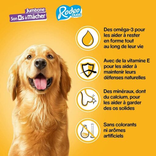 PEDIGREE Méga Box - Mix de Récompenses pour chien avec des Rodéo Duos et Son Os à Mâcher, 780 g de friandises – Image 10