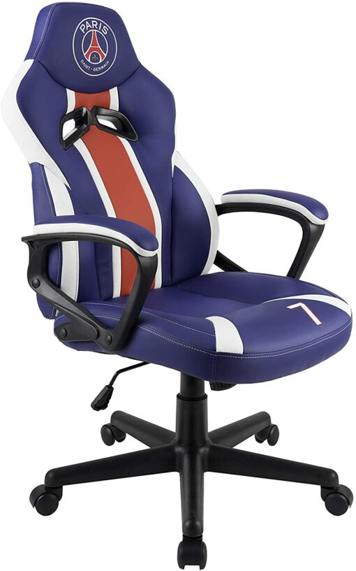 PSG Paris Saint Germain Fauteuil Gamer Ergonomique Officel Dossier/Accoudoirs Ajustables