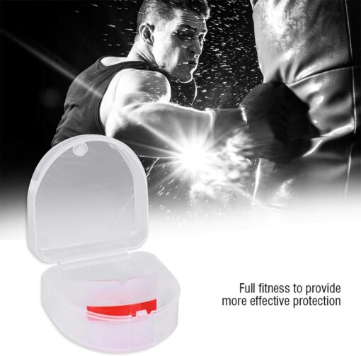 Aufee Protecteur de Bouche Double Face de Boxe, protège-Dents de Combat, Taekwondo pour Adulte pour Outil de Protection Accesso – Image 7