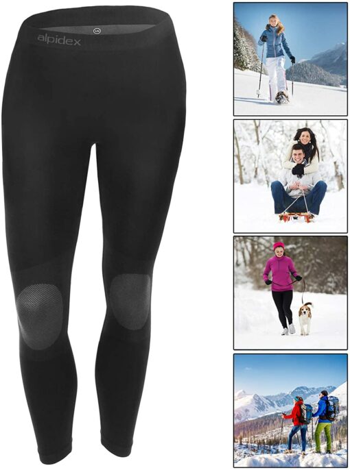 ALPIDEX Femme sous-vêtements Thermique Femme Fonctionnels pour Femmes sous-vêtements de Ski : Respirants, réchauffants et à – Image 10