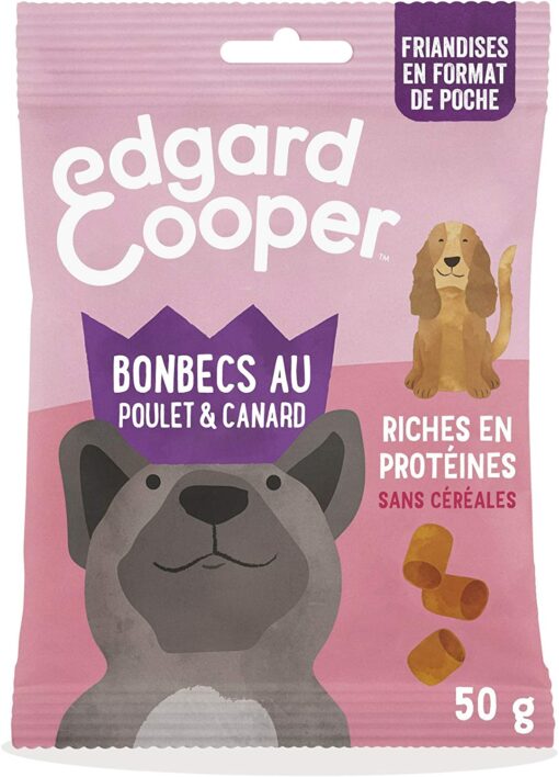 Edgard & Cooper Friandises Chien Chiot Naturelles sans Cereales Agneau et Boeuf,Pomme Poire, Sachet de Poche 50g – Image 18