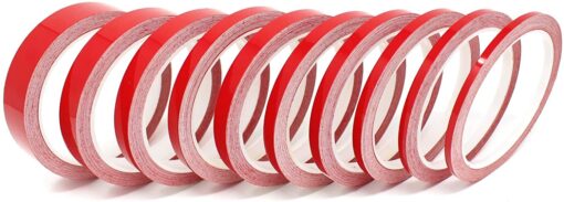 Finest Folia Bandes autocollantes pour décoration de voiture Rouge 10 m (0,79 €/mètres) – Image 3