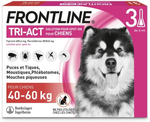 FRONTLINE TRI-ACT Chien - Anti-puces et anti-tiques pour chien - 2-5kg - 3 pipettes – Image 8