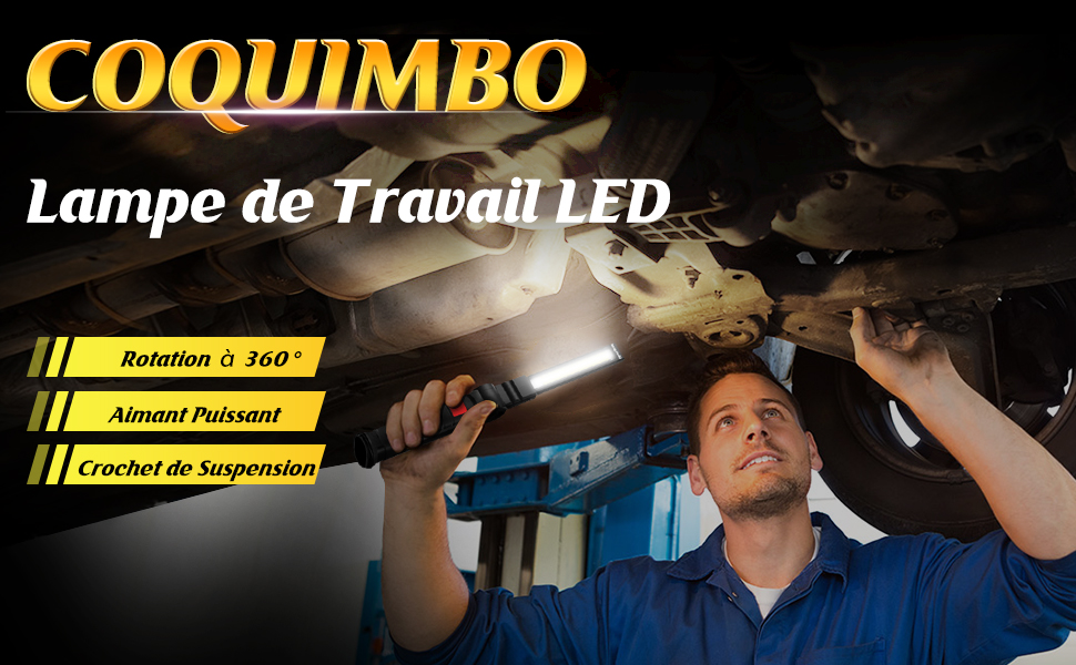 Lampe de Travail Rechargeable